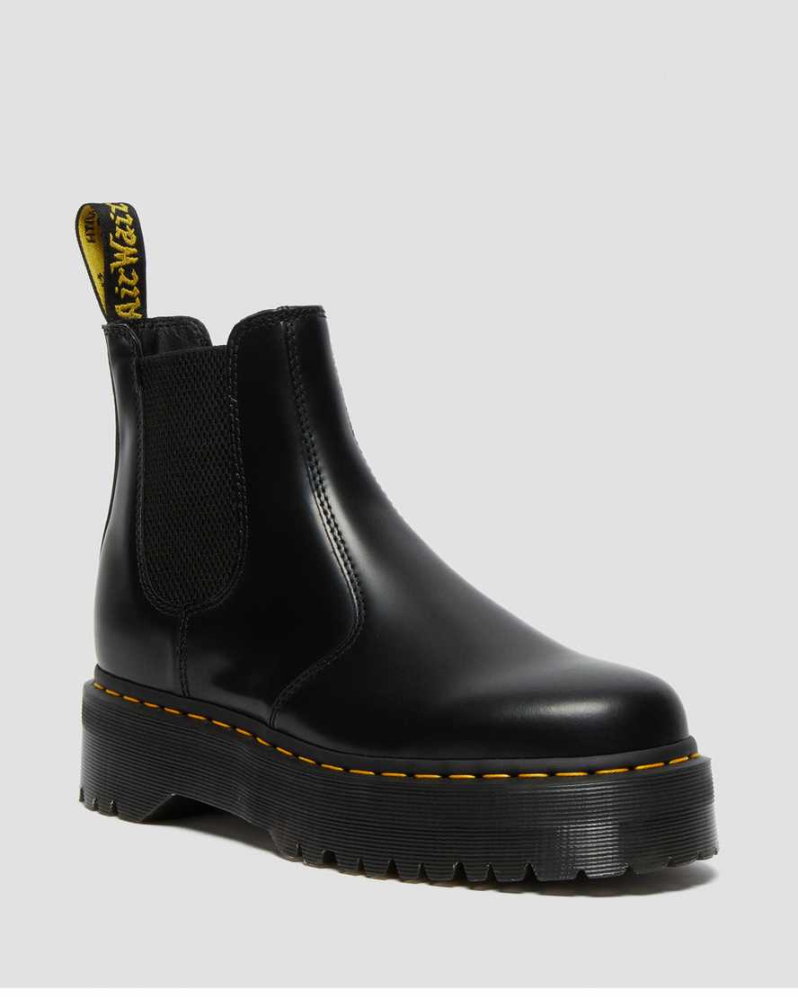 Dr. Martens 2976 Polished Smooth Chelsea Støvler Dame Svart [3105SVPCQ]